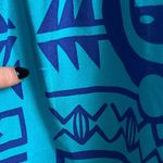 Amanda Uprichard  Silk Peplum V Neck Ruffle Tank Top Blue Purple Small Pullover Photo 5