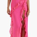 House Of CB ‘NWT 💗Hot Pink XS Sarina Ruffle Strapless Women’s Maxi Dress Photo 0