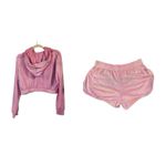 Juicy Couture Bling Shorts in Petal Pink Size (M)+DIVIDED Petal Pink Jacket Sz L Photo 2