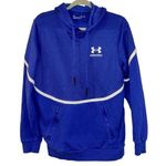 Under Armour Blue Athletic Hoodie Sweatshirt Unisex Size Small Athleisure Design Photo 0