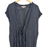 NWT Crystal Comfort Black Rayon Midi Classic Swim Coverup Dress Resortwear Sz XL Photo 5