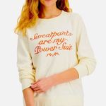 Style & Co NWT Antique Cream Sweatpants are My Power Suit Graphic Sweatshirt XL Photo 0
