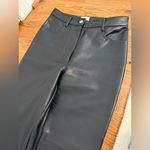 Wilfred Aritzia  Melina Black Faux leather Pants Size 4 Photo 10