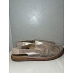 Sorel ‎ Sandals Ella Rose Gold Metallic Suede Leather Slingback Size 6.5 Photo 4