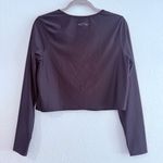 Mott50 Cropped Long Sleeve UPF50+ Swim Shirt Top Size XL Black Photo 1