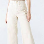 Unpublished  Gemma Super High Waist Mod Sailor Pant in Blanch Size 26 Photo 0