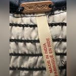 Free People Dare Me VELVET Blouse Women's Black Blouson Sleeve Photo 8