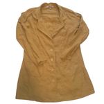 Flax  Linen Collared coat in camel size M Photo 0