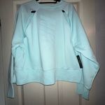Nike NEW NWT Dri-fit Crop Training Sweatshirt Teal Tint Size XL Photo 0