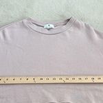 Socialite Women's Soft Long Sleeve Cropped Sweatshirts Pullover Pale Pink Small Photo 8