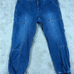 Democracy  Women's 'Ab' Solution Denim‎ Jogger Pants Blue Comfort Size 14 Photo 0