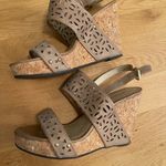 Adrienne Vittadini  Tan Cork Wedges Photo 0