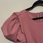 Rachel Parcell ‎ NWT Pink Compact  Bow Sleeve Dress Size Large Photo 5