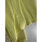 ZARA Satin Effect Corset Style Bustier Cropped Tank Top Yellow Size Medium Photo 4