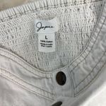 White Denim Button Down Dress Photo 3