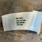 Gap Tan Light Weight Long Sleeve Rhinestone Bling Sweater Cardigan Size Medium Photo 11