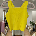 Dillard's Yellow Crop Top Photo 0