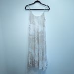 Z Supply Z-Supply Cream & White Lido Palm Leaf Maxi Dress Size Small Photo 1