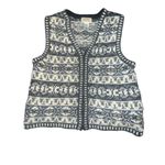 st. john's bay ✨St.John’s Bay Vintage Knit Wool Blend Sz Medium Vest with zipper✨ Photo 3