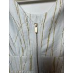 Marvin Richards  Women's Size 6 White Blue Sleeveless Mini Dress Pockets Photo 4