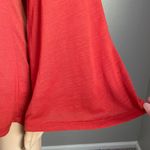 JW style Bell Sleeve Burnt Orange With White Embroidery Long Sleeved Blouse M Photo 4