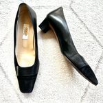 Talbots Suede Square Toe Kitten Heel Sz 7N Photo 3