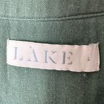 LAKEGauze Caftan Dress Large Cyprus Green Maxi Cotton V Photo 8