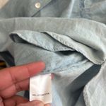 Adam Lippes  chambray knee-length long sleeve Shirt Dress 10 Photo 8