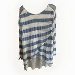 Bongo  Sweater‎ Womens Plus 2X Blue Flowy Knit Soft Comfy Everyday Norm Retro Y2K Photo 3