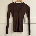 Negative Underwear Whipped Henley in Espresso, Size X Photo 4