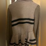 Free People  Tan and Black Cardigan Photo 2