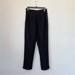 Vintage Solid Black Lace Straight Leg Pants Size 8 Photo 3