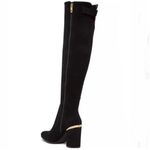 Tommy Hilfiger  | Faux Suede Black Gold Hardware Over Knee Boots Twnarzel | 9 Photo 1