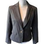 Isaac Mizrahi Gray Blazer Size M Photo 0