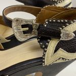 YKnotbranded Western Honky Tonk Wear Genuine Leather Heels A10 Black Size 10 Photo 8