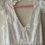 OverMal Women’s Open Back V Neck Sleeveless Maxi Beach Lace Dress Size M. White Size M Photo 9