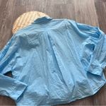 Xirena blue cotton boxy oversized button down shirt‎ Size L Photo 4