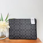 Coach NWT Disney X Large Pouch In Signature Canvas With Patches Photo 2