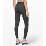 Lululemon  Speed Up‎ Tights 28" Brushed Full-On Luxtreme Heathered Black Size 6 Photo 1
