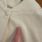 Jason Wu  Bomber Jacket Women's Size Medium Cream Button up Photo 5