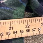 Eddie Bauer Womans Flannel Shirt Size M Plaid Button Up Long Sleeve Green Blue Photo 6