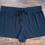 Madewell • MWL Breeze Drawstring Shorts lounge pj pajama knit True Black Photo 2