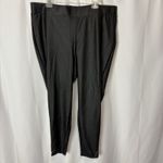 Torrid Faux Leather Stretch Leggings Pants Black Lightweight Rocker Alt Edgy 3X Photo 1