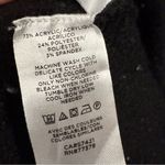 Ann Taylor Black Women's Longline Collared Sweater Coat Coatigan XSmall Pockets Photo 2