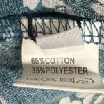 Zaful Turquoise blue and white floral ruffle wrap dress size large NWT Photo 6