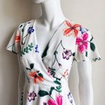 EXPRESS  00 Floral Chiffon Flutter Sleeve Fit & Flare Mini Dress - NWOT Photo 5