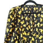 For Love & Lemons ‎ Elisa Marigold Pleated Blouse Sz XS Photo 3