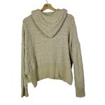 POL Boutique Beige Chenille Boucle Pullover Hoodie Sweatshirt S Photo 2