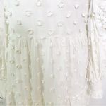 Cami NYC Carolina Floral Applique White Long Sleeve Mini Dress Size Small Photo 14