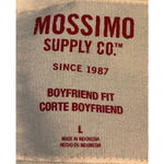 Mossimo Supply Co . Boyfriend Fit Women's Size L 28" Long x 22" Pit to Pit x‎ 21" Photo 2